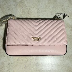 Victoria secret V-Quilt Bond Street Purse in pink